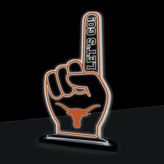 University of Texas College Foam Finger Desklite LED Decor