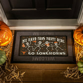 University of Texas Flocked Coir Halloween Sassafras Switch Mat, 22"x1