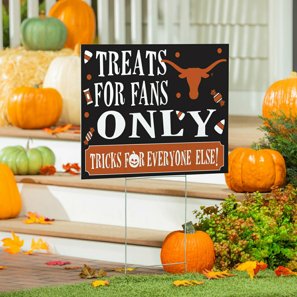 University of Texas Coroplast Yard Sign, Halloween Treats for Fans