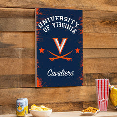 University of Virginia Wood Wall Sign, 16x24