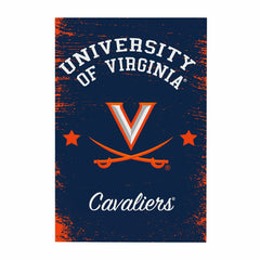 University of Virginia Wood Wall Sign, 16x24