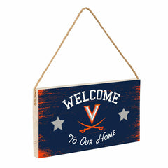 University of Virginia Wood Wall Sign, 6x11