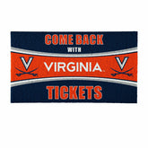 28" x 16" PVC Trapper Mat, Come Back with Tickets, University of Virgi