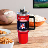 40oz Stainless Steel Canyon Cup w/ Straw, University of Virginia