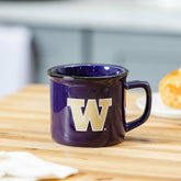 University of Washington Ceramic Camp Cup with Enamel Finish, 14oz