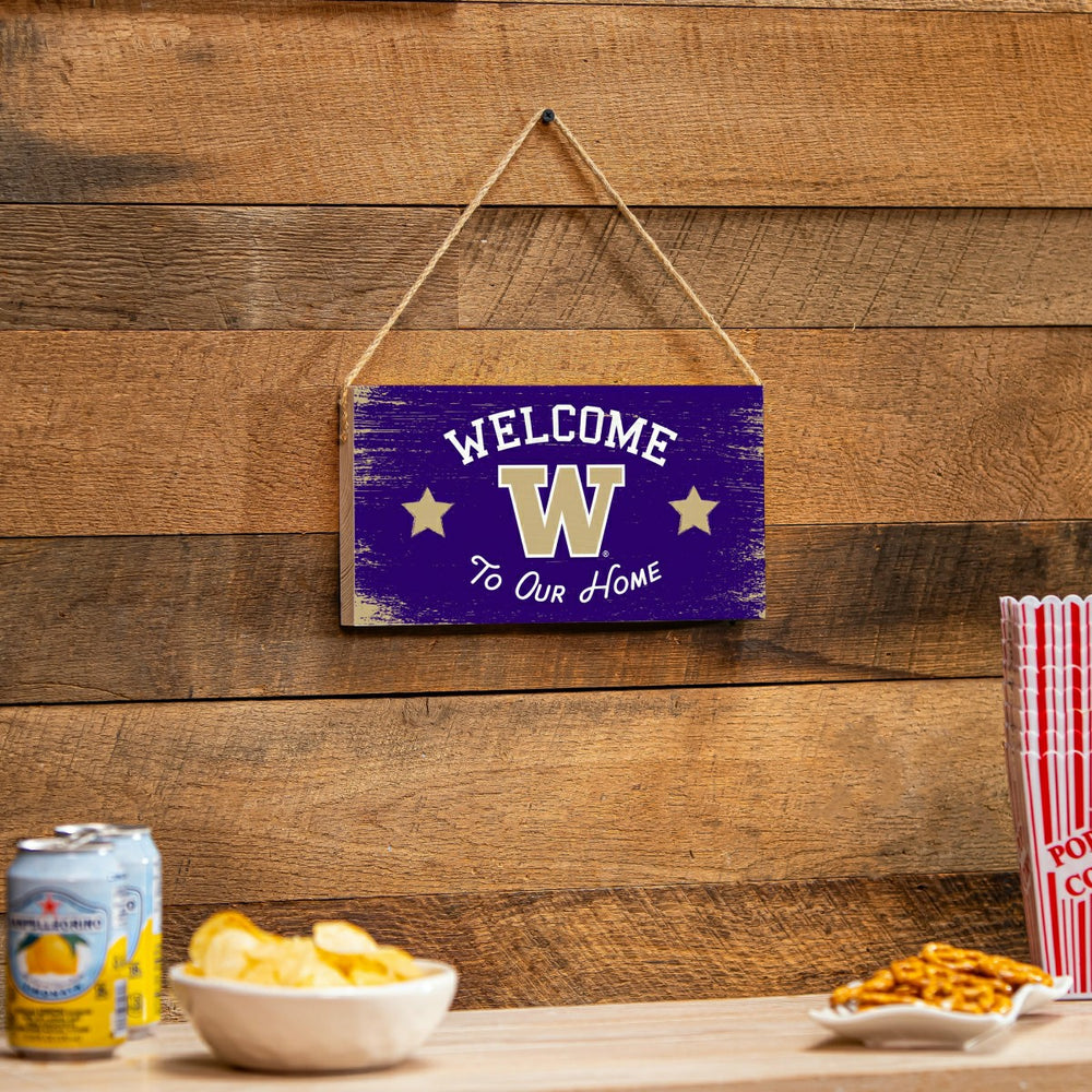 University of Washington Wood Wall Sign, 6x11