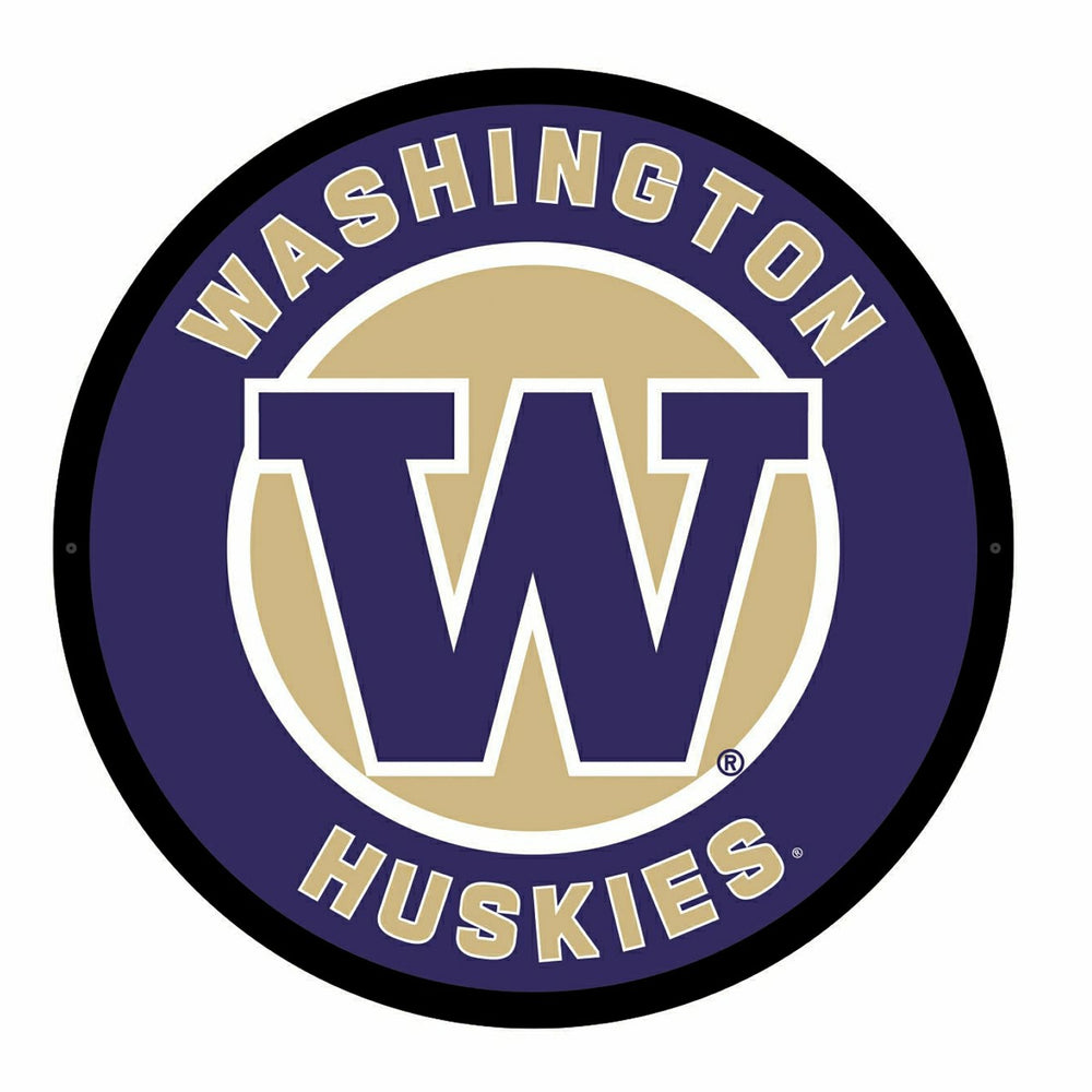 LED Wall Decor, Round, University of Washington
