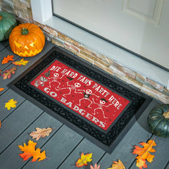 University of Wisconsin-Madison Flocked Coir Halloween Sassafras Switc