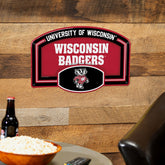 University of Wisconsin-Madison USA Embossed Steel Wall Sign, 11" x 17