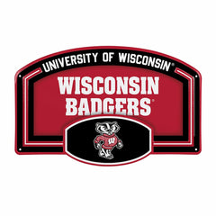 University of Wisconsin-Madison USA Embossed Steel Wall Sign, 11" x 17