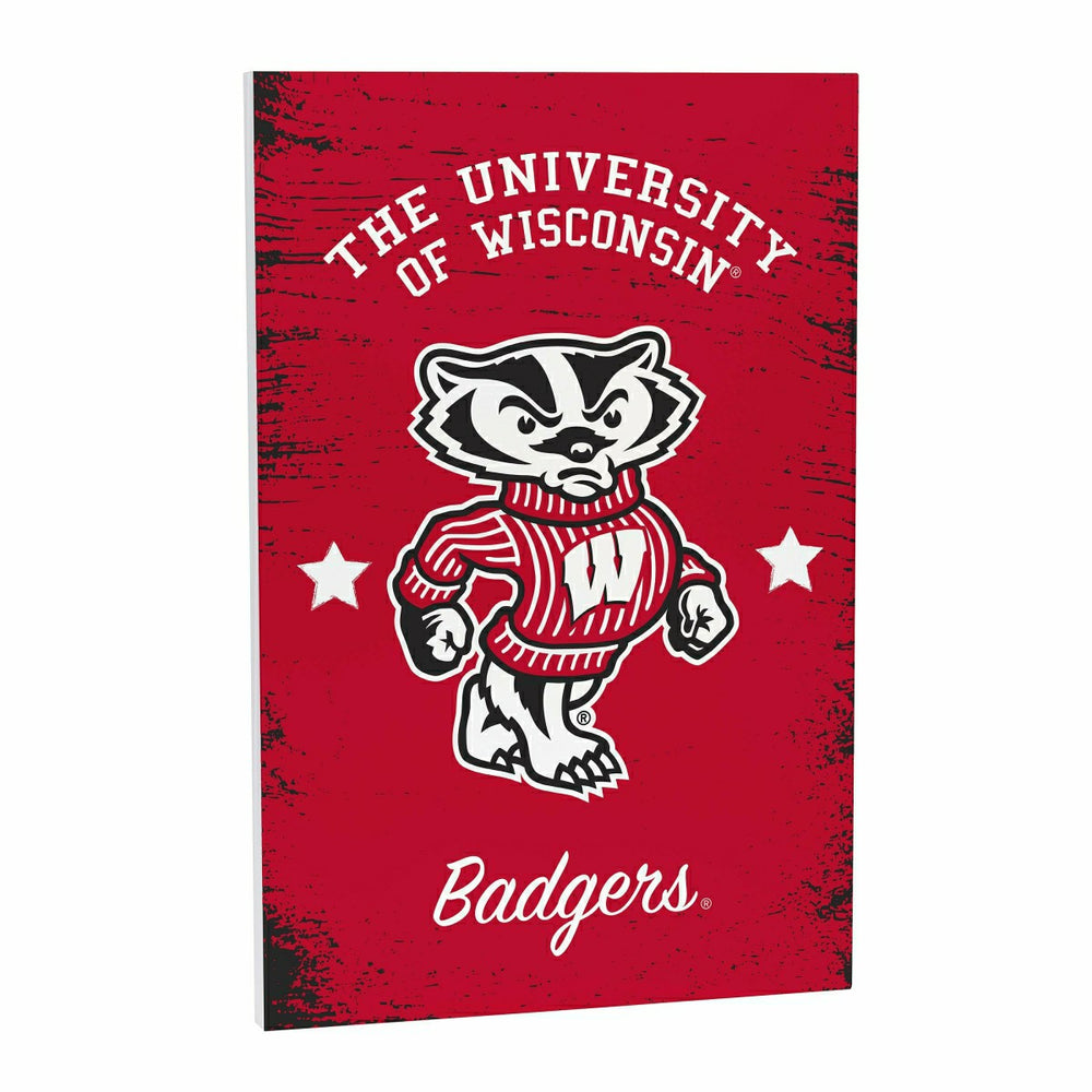 University of Wisconsin-Madison Wood Wall Sign, 16x24