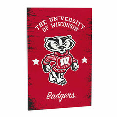 University of Wisconsin-Madison Wood Wall Sign, 16x24