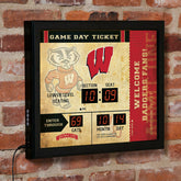 Scoreboard Wall Clock, Wisconsin
