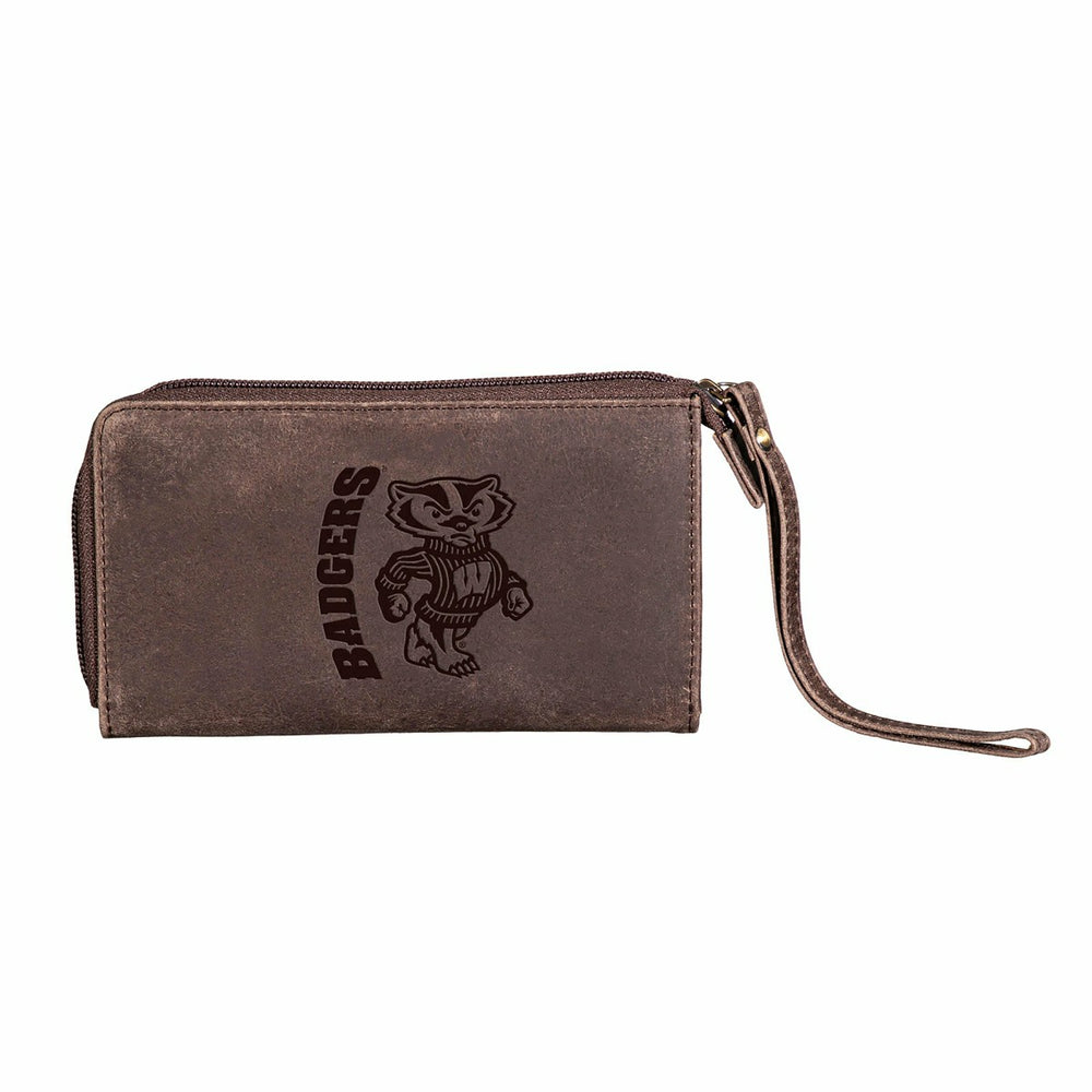 Wristlet Wallet, Brown, University of Wisconsin-Madison