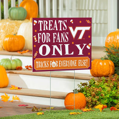 Virginia Tech Yard Sign, Halloween Treats for Fans