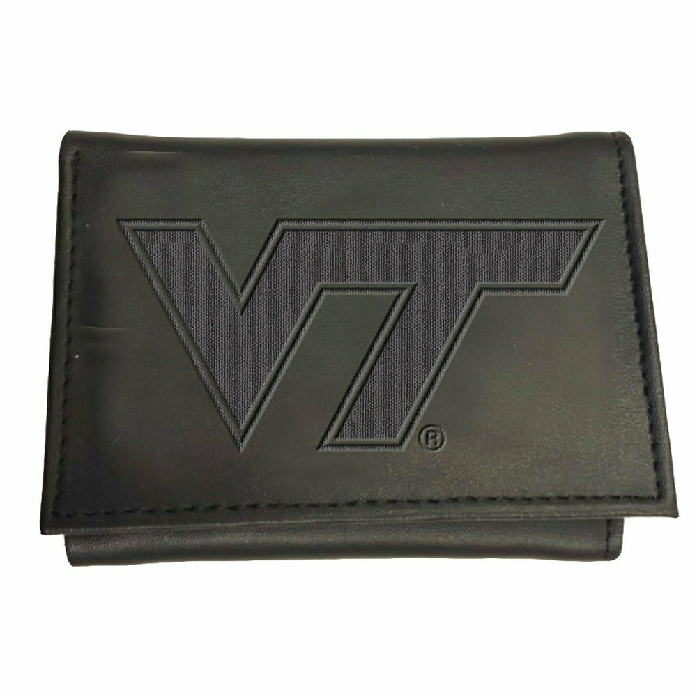 Virginia Tech, Tri-Fold Wallet, Black