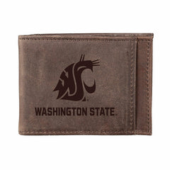 Front Pocket Wallet w/ RFID Blocking, Washington State University, Bro