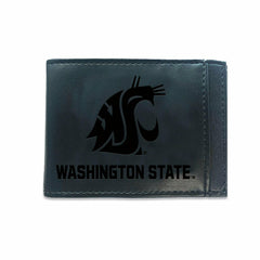 Front Pocket Wallet w/ RFID Blocking, Washington State University, Bla