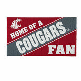 Washington State University, PVC Mat COLOR, Home of a Fan