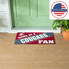 Washington State University, PVC Mat COLOR, Home of a Fan