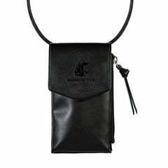 Washington State University, Cross Body Wallet, Black