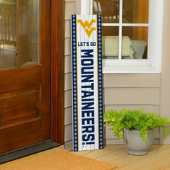 47" Double Sided Leaner, West Virginia University, Christmas