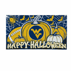 West Virginia University Halloween PVC Mat, 28"x16"
