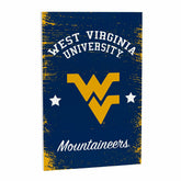 West Virginia University Wood Wall Sign, 16x24
