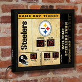 Scoreboard Wall Clock, Pittsburgh Steelers