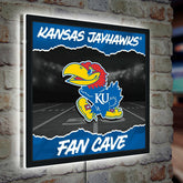 University of Kansas 23"H x 23"L LED Wall Decor, Edgelite, Square
