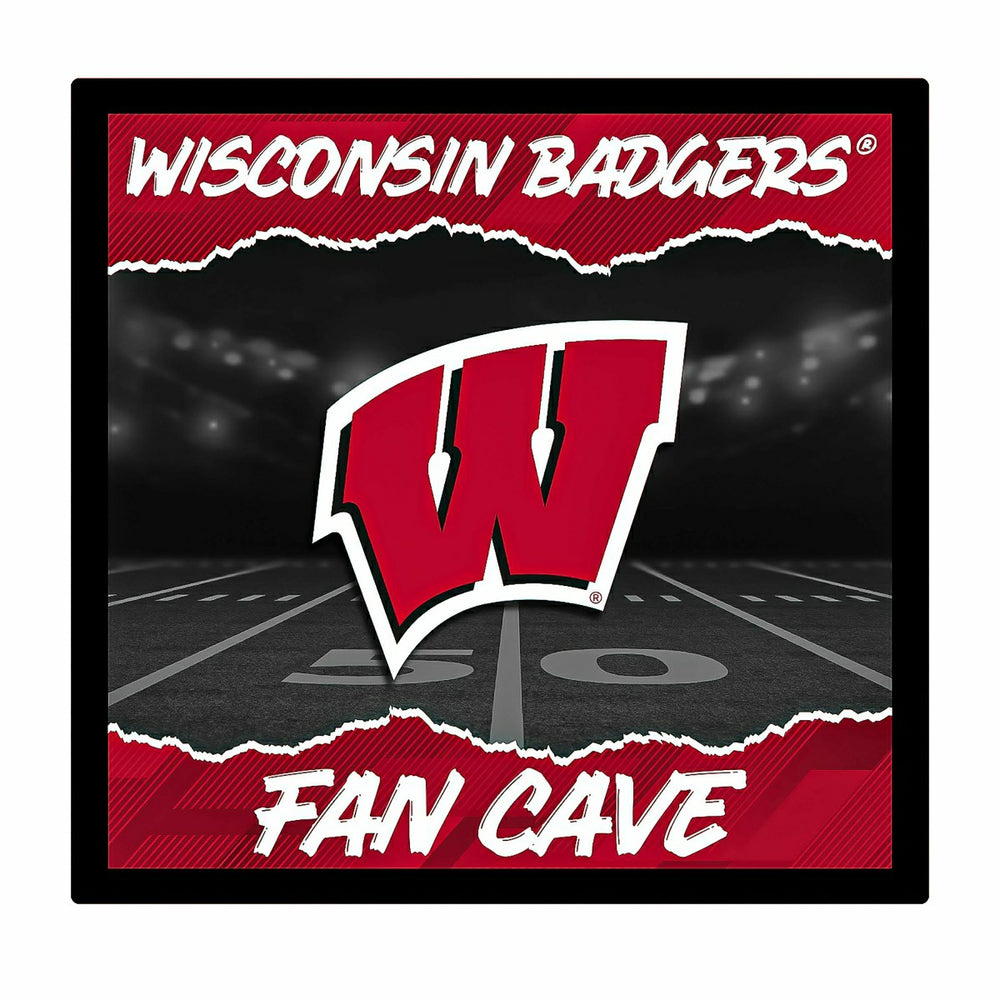 University of Wisconsin-Madison 23"H x 23"L LED Wall Decor, Edgelite,