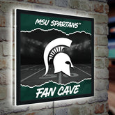Michigan State University 23"H x 23"L LED Wall Decor, Edgelite, Square