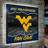 West Virginia University 23"H x 23"L LED Wall Decor, Edgelite, Square