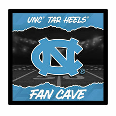 University of North Carolina 23"H x 23"L LED Wall Decor, Edgelite, Squ