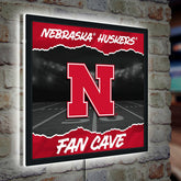 University of Nebraska 23"H x 23"L LED Wall Decor, Edgelite, Square
