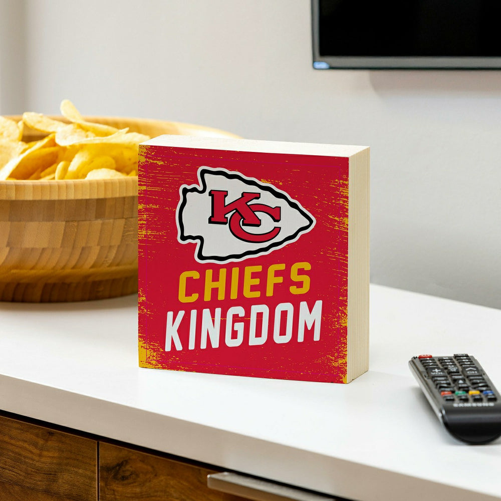 Kansas City Chiefs Plock, Down Home Fans, 6x6