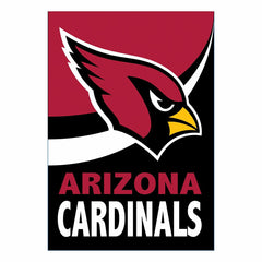 Arizona Cardinals Burlap House Flag