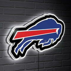 Buffalo Bills LED Wall Decor, Glazelite, Logo