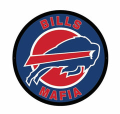 LED Wall Decor, Large Round, Buffalo Bills, Bills Mafia