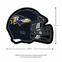 LED Wall Decor, Helmet, Baltimore Ravens