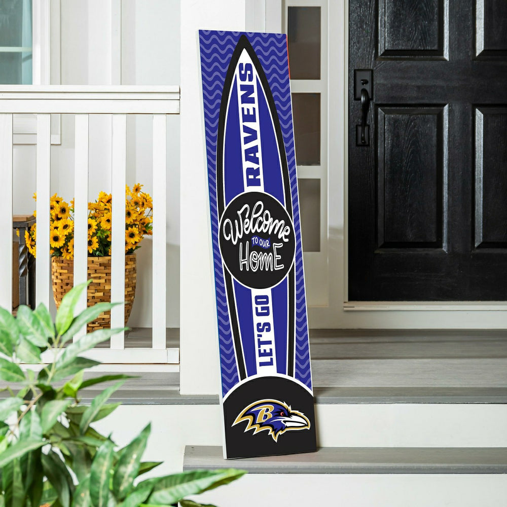 Baltimore Ravens Summer Seasonal Surfboard ECM Exclusive 47" Single Si