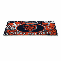 Chicago Bears Holiday PVC Mat, 28"x16"