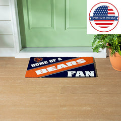 Chicago Bears, PVC Mat COLOR, Home of a Fan