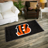 3'x5' Large USA Indoor Outdoor Entryway Mat, Cincinnati Bengals