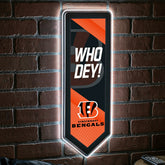 LED Wall Decor, Pennant, Cincinnati Bengals