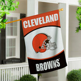 Cleveland Browns Suede House Flag