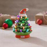 8" LED Ceramic Christmas Tree, Cleveland Browns