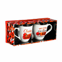 Cleveland Browns, Ceramic Cup O'Java 17oz Gift Set