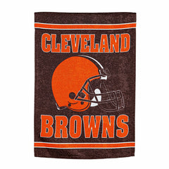 Cleveland Browns Embossed Suede House Flag