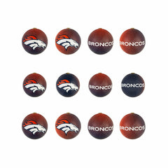 12pc Ornament Set, Denver Broncos